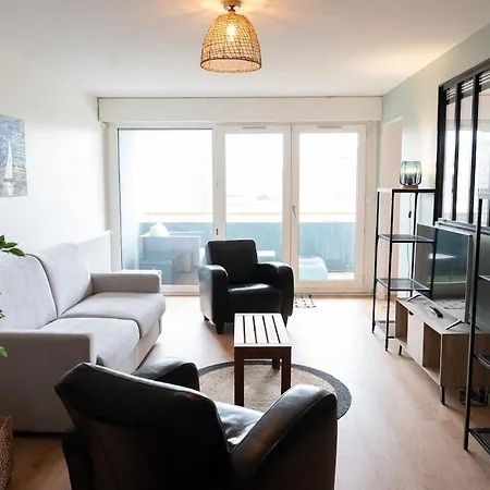 1 Chambre, Terrasse, Proche Tram Lejlighed *